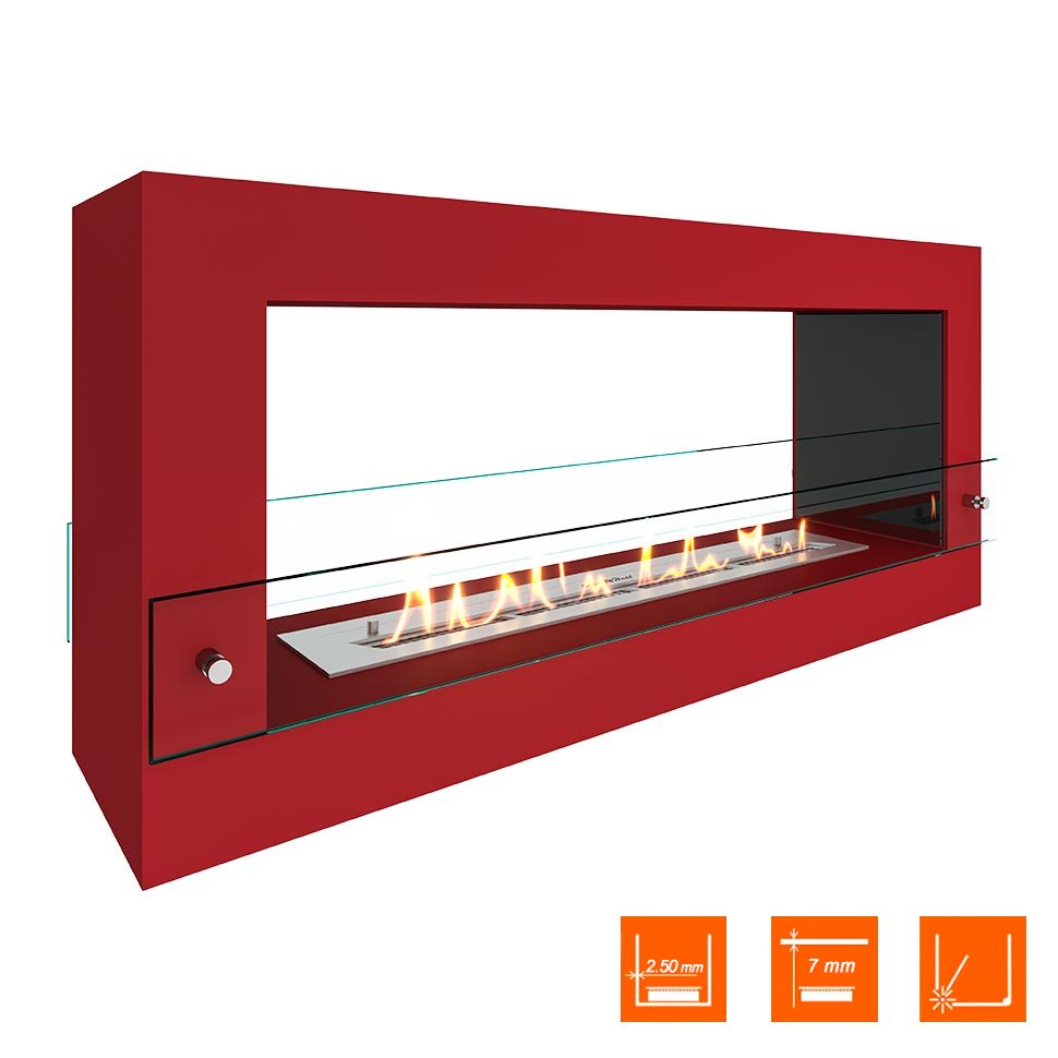 Биокамин SteelHeat WALL FRAME ONE 1000 красный, стекло, стемалит Биокамин SteelHeat WALL FRAME ONE 1000 красный, стекло, стемалит по цене 64 470 руб.