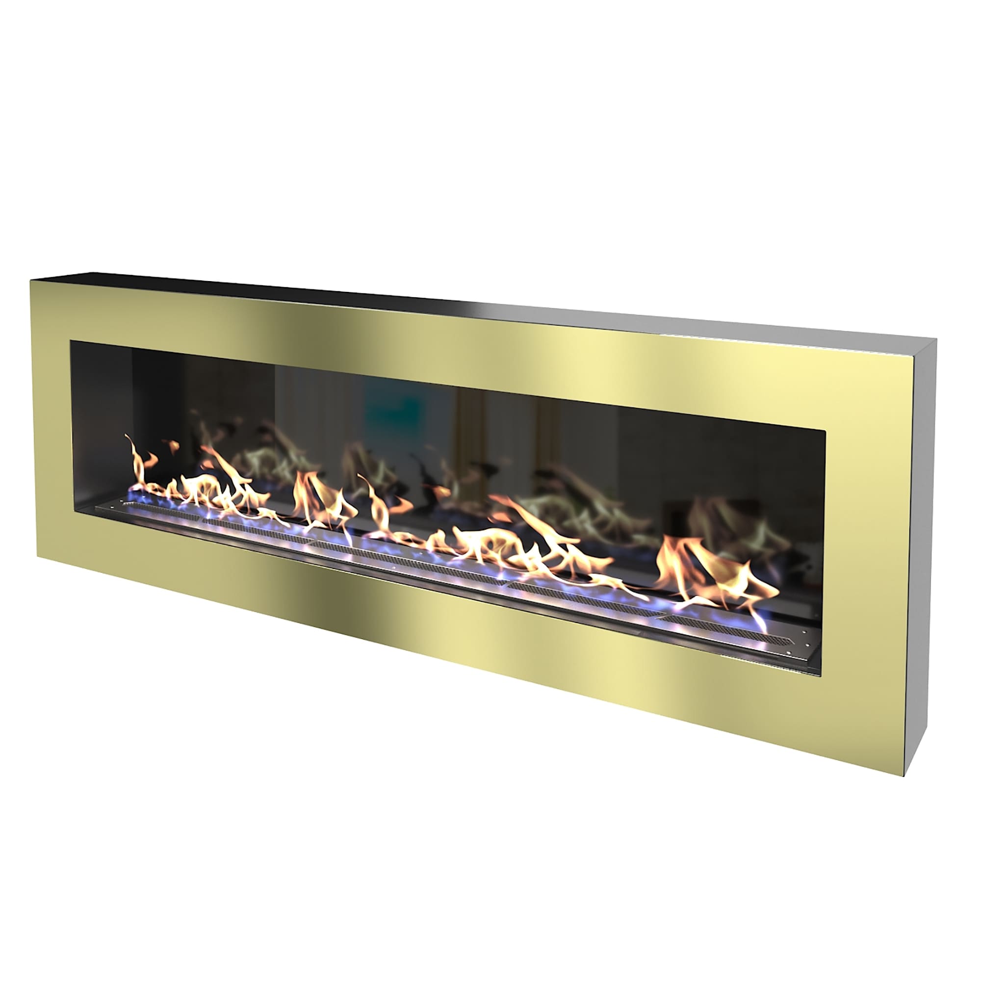 Биокамин "Русский огонь" Барокко 1300N настенный с защитным и декоративным стеклом по цене 58 450 руб.