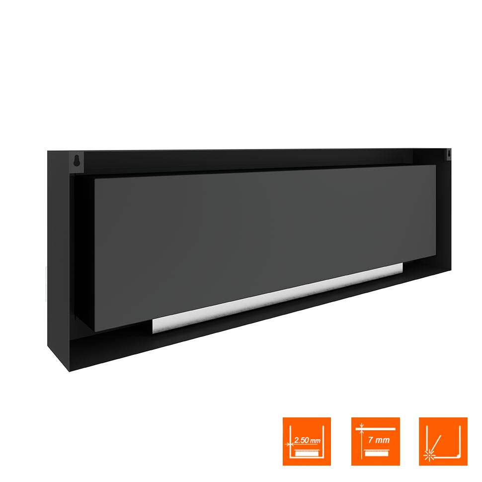 Биокамин SteelHeat WALL ONE 1700 черный, стемалит Биокамин SteelHeat WALL ONE 1700 черный, стемалит по цене 87 990 руб.
