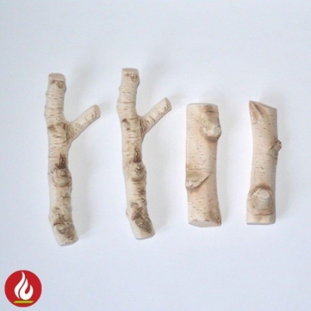 Керамические дрова SLKamin LUX Береза Керамические дрова SLKamin LUX Береза по цене 3 890 руб.