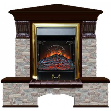 Бостон К Грот цветной угловой (дуб)+Majestic Brass