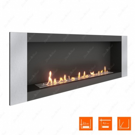 Биокамин SteelHeat LONG-V 1500 по цене 51 400 руб.