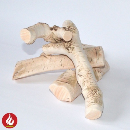 Керамические дрова SLKamin LUX Береза Керамические дрова SLKamin LUX Береза по цене 3 890 руб.