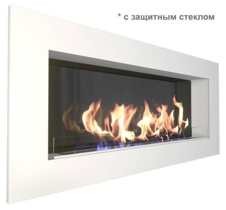 Биокамин ZeFire Elliot 1500 белый со стемалитом по цене 59 800 руб.
