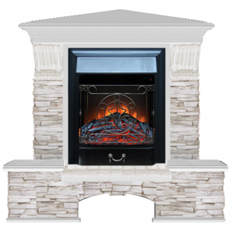 Бостон К Мисхор угловой (беленый дуб)+Majestic Black Бостон К Мисхор угловой (беленый дуб)+Majestic Black