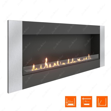 Биокамин SteelHeat GRAND-V 1500 XL стекло по цене 64 400 руб.