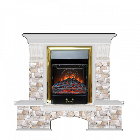 Бостон К Арбат (беленый дуб)+Majestic Brass Бостон К Арбат (беленый дуб)+Majestic Brass