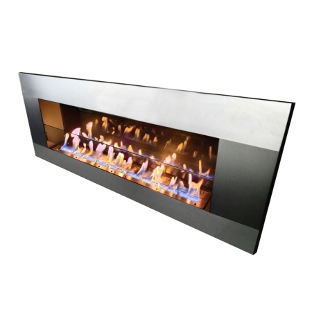 Биокамин "Русский огонь" Модерн 1500V встраиваемый с защитным стеклом по цене 47 300 руб.